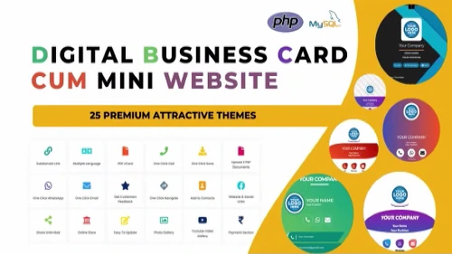 Digital Business Card Cum Mini Website