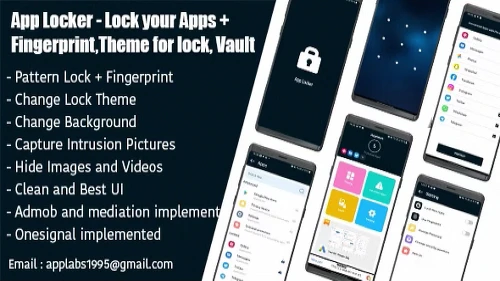App Locker - Lock your Apps + Fingerprint, Theme