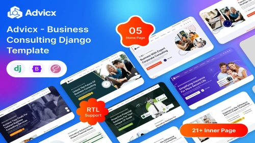 Advicx - Django Business Consulting Template
