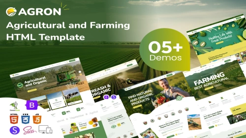 Agron - Agriculture & Organic Farm HTML Template