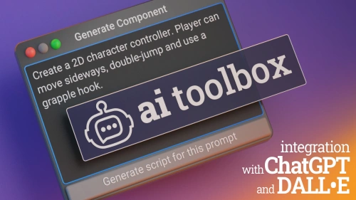AI Toolbox with ChatGPT, DALL·E, Whisper, Gemini etc | Generative AI | Unity Assets