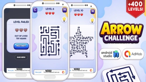 Arrow Challenge - Puzzle Game Android Studio