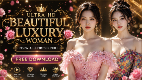 Beautiful Luxury Girl AI Short Video Bundle PLR
