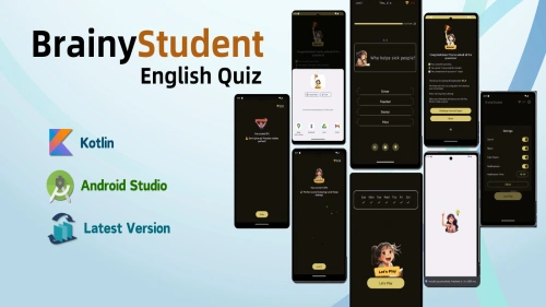BrainyStudent English Quiz App Game
