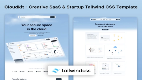 Cloudkit – AI SaaS AI Agency Startup Tailwind CSS