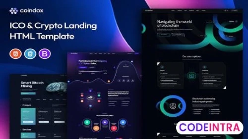 Coindox - ICO & Crypto Landing Page Template