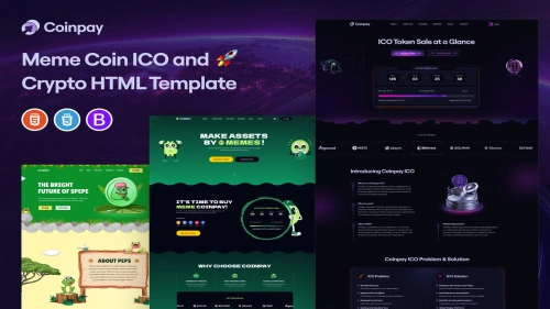 Coinpay - Meme coin ICO & Crypto Template