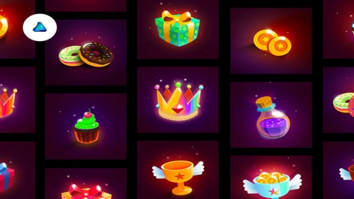 Colorful Game Icons PNG and PSD