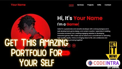 Dark Modern Responsive Portfolio HTML Template - Advanced and Easily Customizable