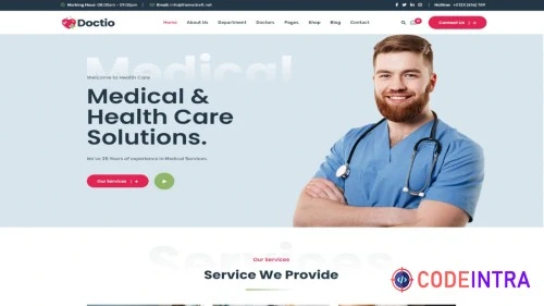 Doctio - Medical Health WordPress Theme
