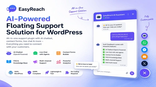 EasyReach – AI-Powered Chat Support Solution