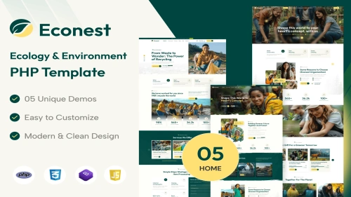 Econest - Ecology & Environment PHP Template