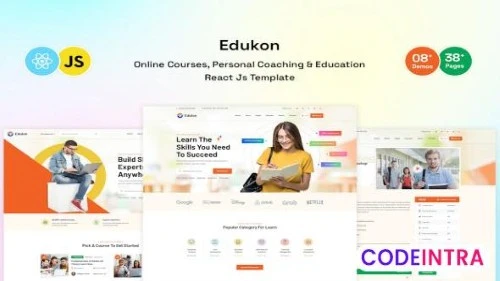Edukon - Education And LMS React JS Template