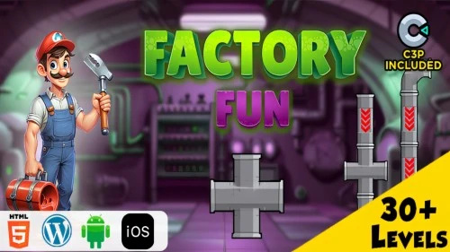 Factory Fun HTML5 Construct 3 Game - 2025
