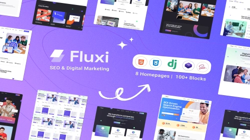 Fluxi - SEO Digital Marketing Django 5 Template