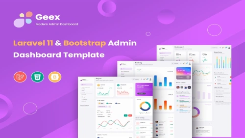 Geex - Laravel Admin Dashboard Template