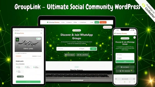 GroupLink – Ultimate Social Community WordPress
