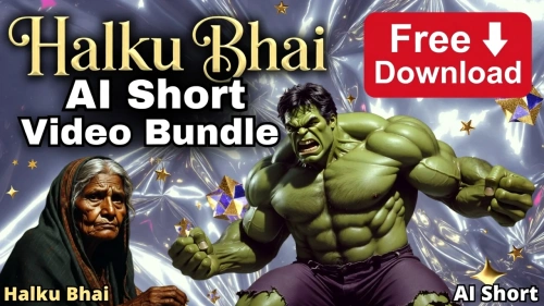 Halku Bhai AI Short Video Bundle Download