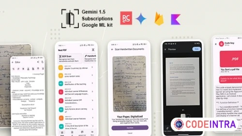 Handwritten Notes/Documents OCR Scanner & PDF Creator/Editor