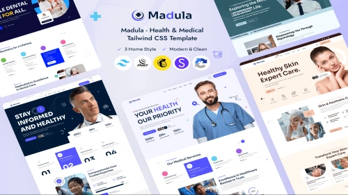 Health & Medical Tailwind CSS Template