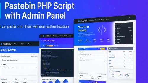 Infinitypaste New - PHP Pastebin script