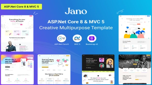 Jano - ASP.Net MVC Creative Multipurpose Template