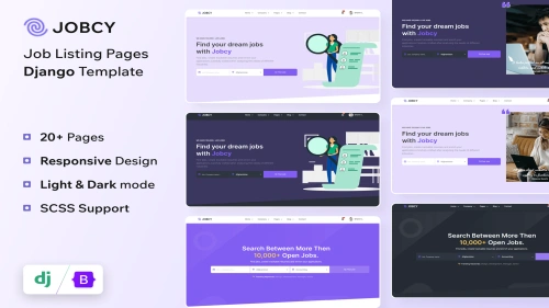 Jobcy - Django Job Board & Listing Template