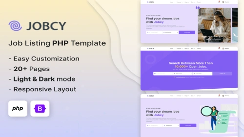Jobcy - Job Board & Listing PHP Template