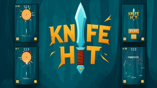 Knife Hit Online HTML Game