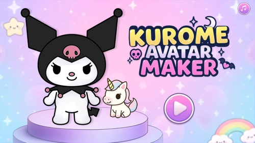 Kuromi Avatar Maker [ Construct 3 , HTML5 ]
