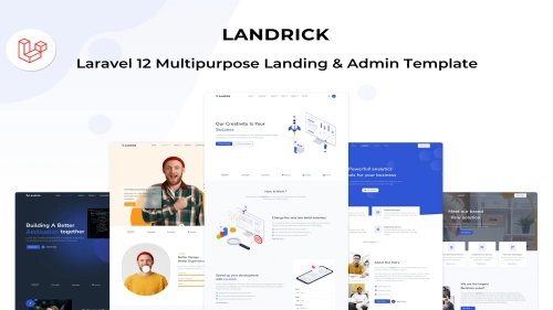 Landrick - Laravel 12 Landing & Admin Template