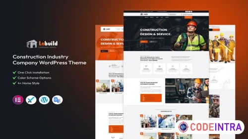 Lebuild - Construction Company WordPress Theme