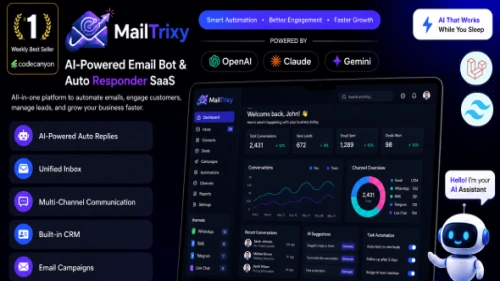 MailTrixy – AI-Powered Email Bot & Auto Responder SaaS
