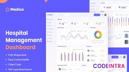 Medico - Hospital Management System (Design+Code)