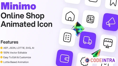 Minimo - Online Shop Animated Icons HD Quality