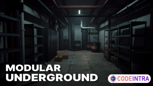 Modular Underground - Abandoned Environment | 3D Urban | Unity Assets
