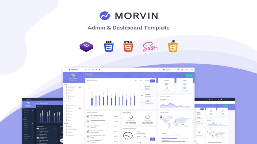 Morvin - Admin & Dashboard Template