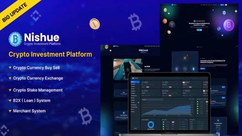 Nishue - CryptoCurrency Buy Sell Exchange and Lending with MLM System | Crypto Investment Platform