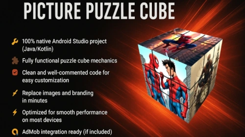 Picture Puzzle Cube Game – Android Source Code