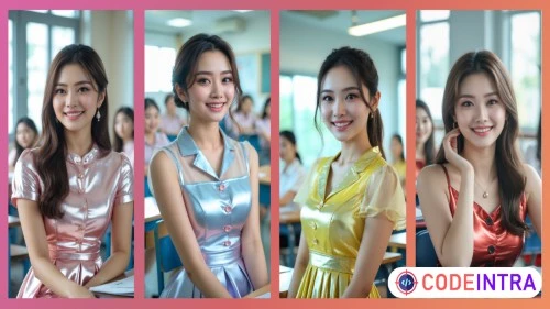 Playful Thai College Student AI HD Pack – 100+ Luxury Girls Images for Social Media Influencer