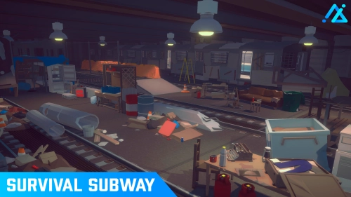 POLY - Survival Subway Unity Assets Premium Quality