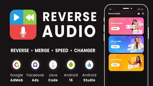 Powerful Audio Merge Speed Reverse Changer AdMob Ads Android