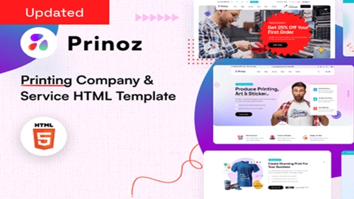 Prinoz- Printing company & Service HTML template