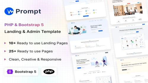 Prompt - PHP Modern & Multipurpose Landing Page