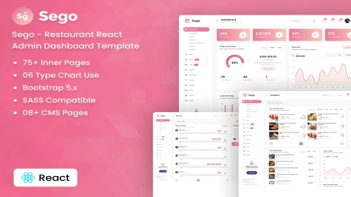 Restaurant React Food Admin Dashboard Template