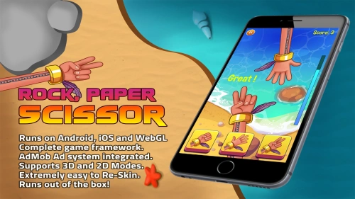 Rock, Paper, Scissor | Packs | Unity Assets