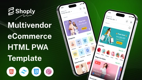 Shoply - Multivendor eCommerce HTML PWA Template