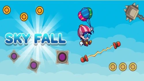 Sky Fall - Construct 3 Game - HTML5