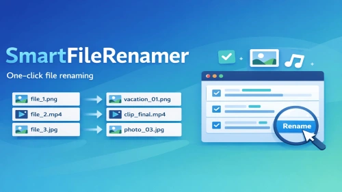 SmartFileRenamer — One-Click Bulk File Renamer for Windows