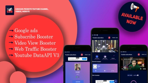 Sub4Sub Android Studio App Source Code
